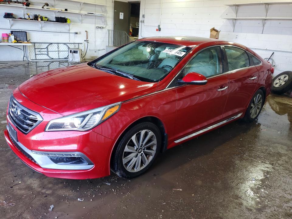 HYUNDAI SONATA SPO 2017 with VIN 5NPE34AF6HH580067 - Photo from auction