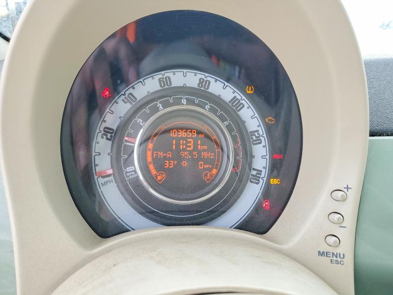 Photo 9 from auction – 2012 FIAT 500 POP with VIN 3C3CFFAR9CT171790