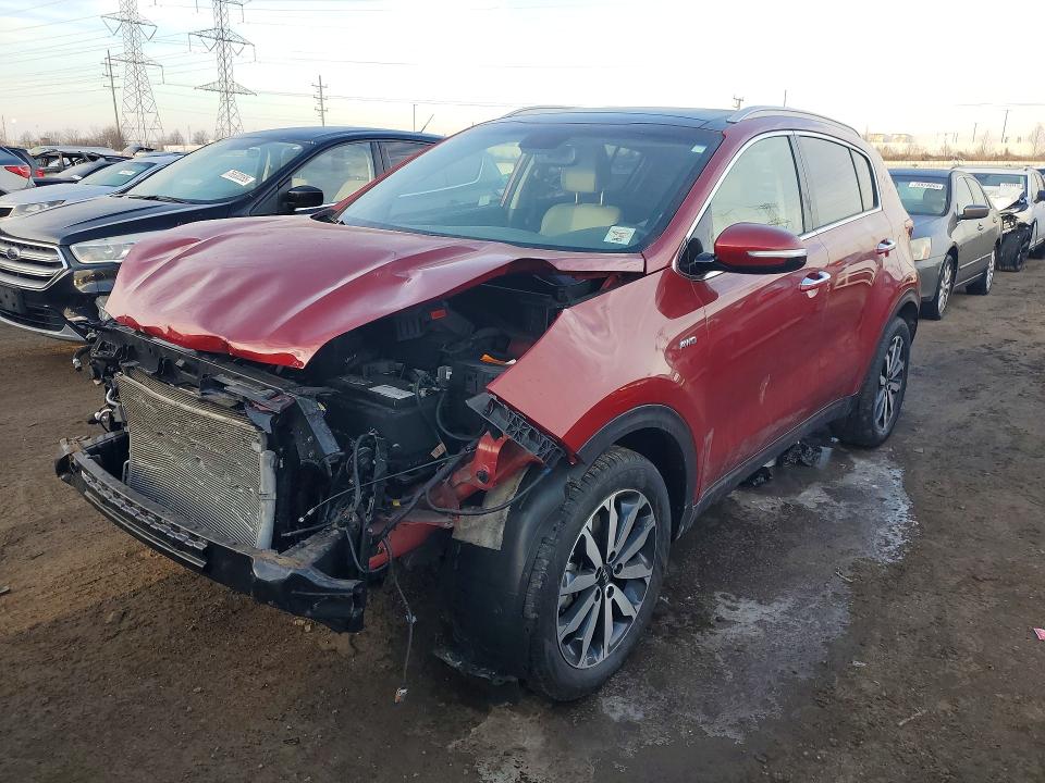 KIA SPORTAGE E 2017 with VIN KNDPNCAC1H7167397 - Photo from auction