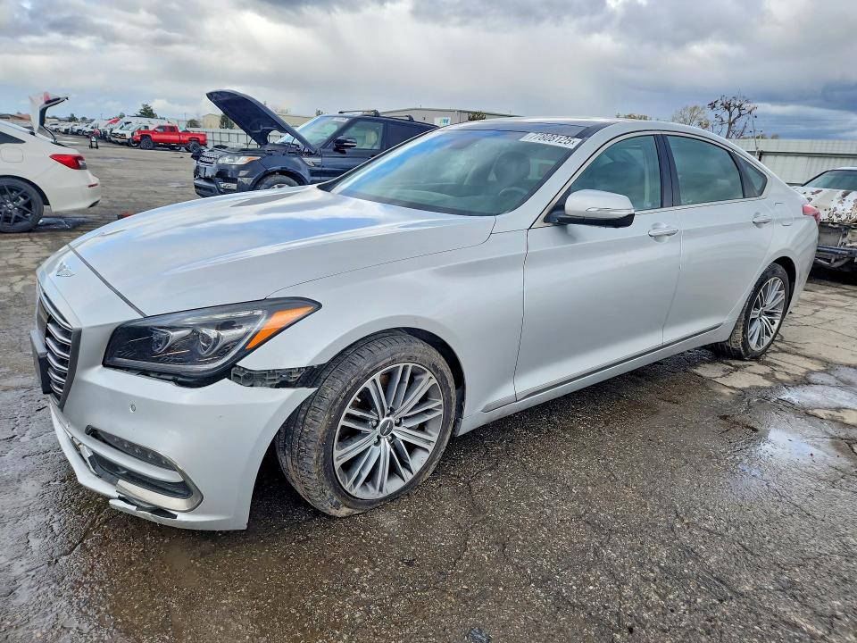 GENESIS G80 2018 with VIN KMHGN4JE8JU225578 - Photo from auction