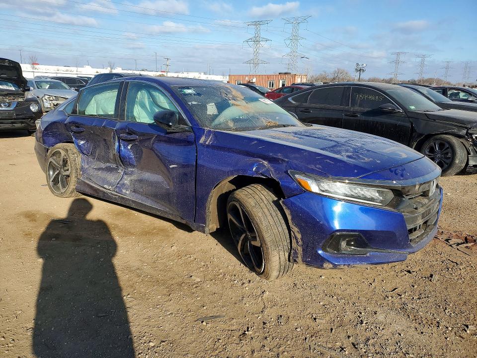 Photo 4 from auction – 2021 HONDA ACCORD with VIN 1HGCV1F33MA024123