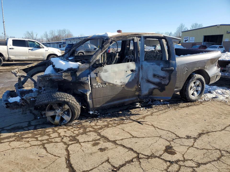 RAM 1500 ST 2017 with VIN 1C6RR7FGXHS845410 - Photo from auction