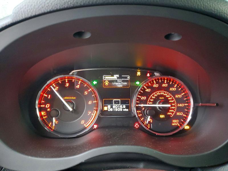 Photo 9 from auction – 2017 SUBARU WRX with VIN JF1VA1B69H9829236