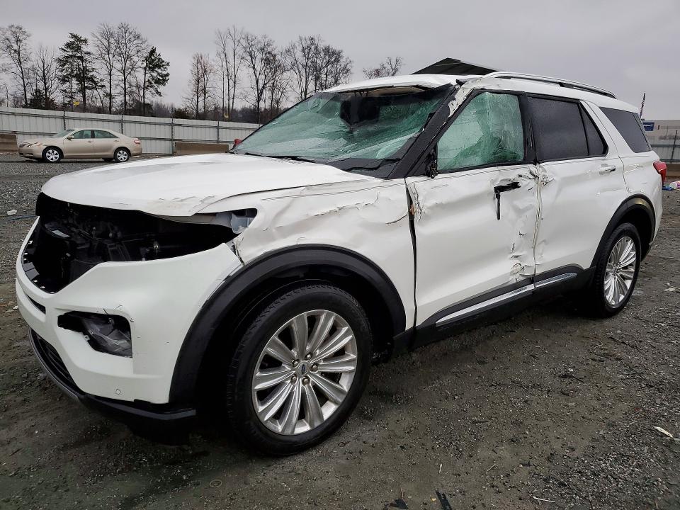 FORD EXPLORER 2021 with VIN 1FMSK8FH0MGA54700 - Photo from auction