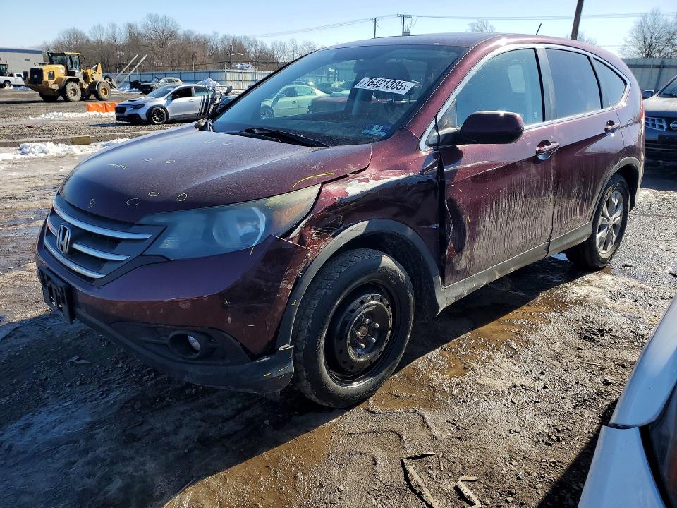HONDA CR-V EX 2013 with VIN 5J6RM4H50DL037437 - Photo from auction