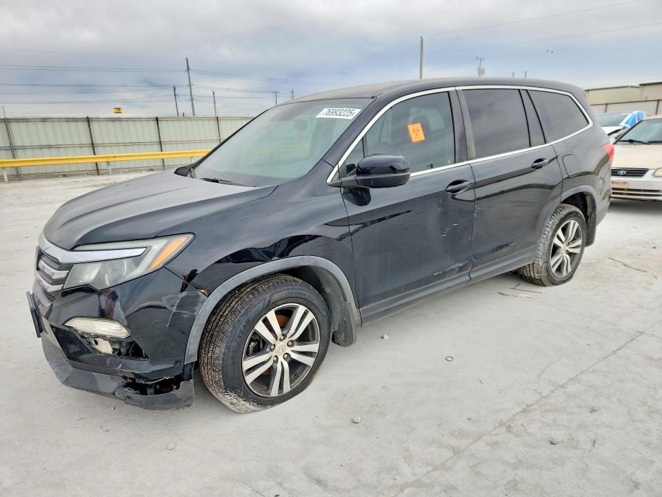 HONDA PILOT EX 2017 with VIN 5FNYF5H44HB034865 - Photo from auction