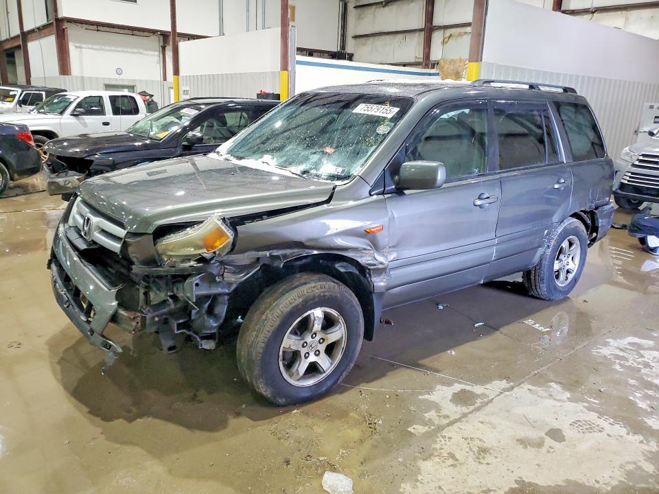 HONDA PILOT EXL 2007 with VIN 2HKYF18727H528449 - Photo from auction