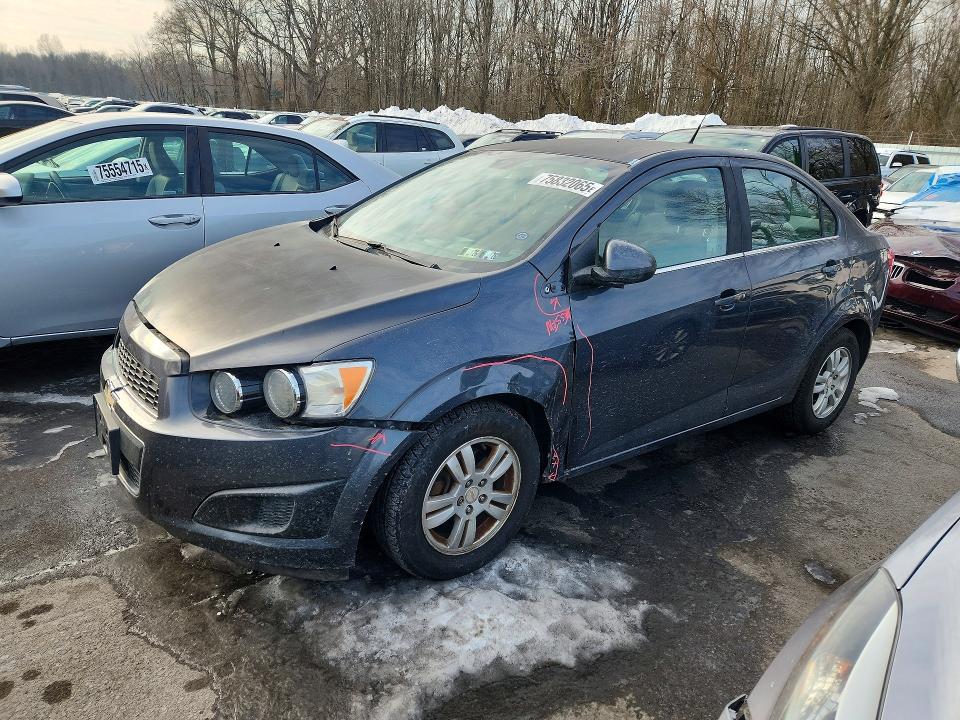 CHEVROLET SONIC LT 2012 with VIN 1G1JC5SH4C4186160 - Photo from auction
