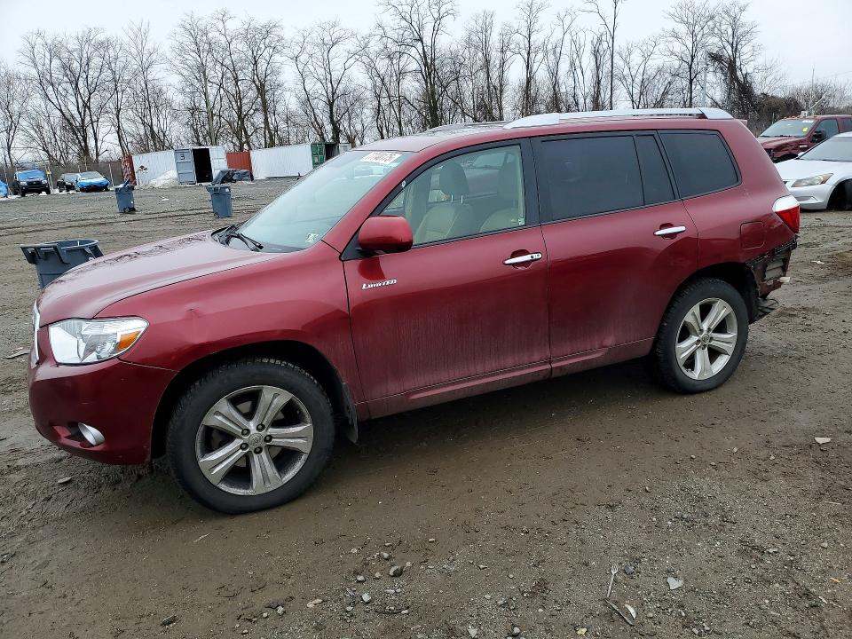 TOYOTA HIGHLANDER 2009 مع رقم تعريف المركبة JTEES42A492151434 - صورة من المزاد