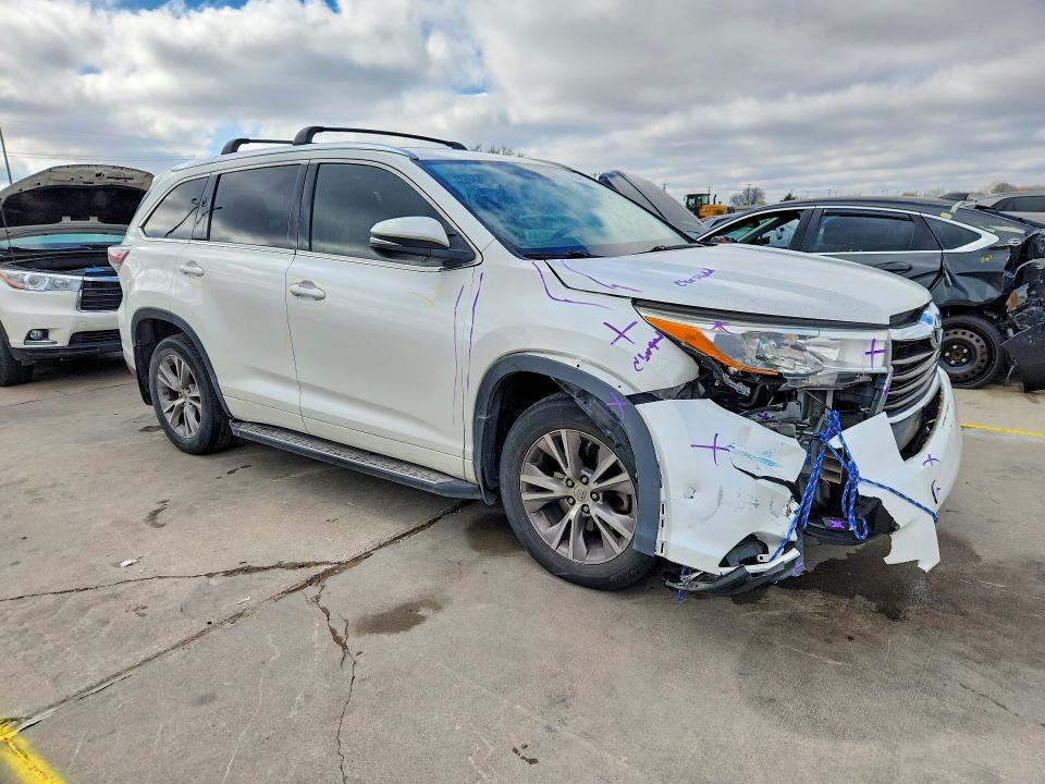 Photo 4 from auction – 2014 TOYOTA HIGHLANDER with VIN 5TDKKRFH6ES029723