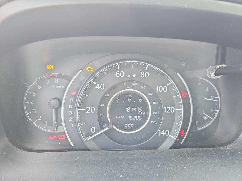 Photo 9 from auction – 2012 HONDA CR-V EXL with VIN JHLRM3H77CC010593