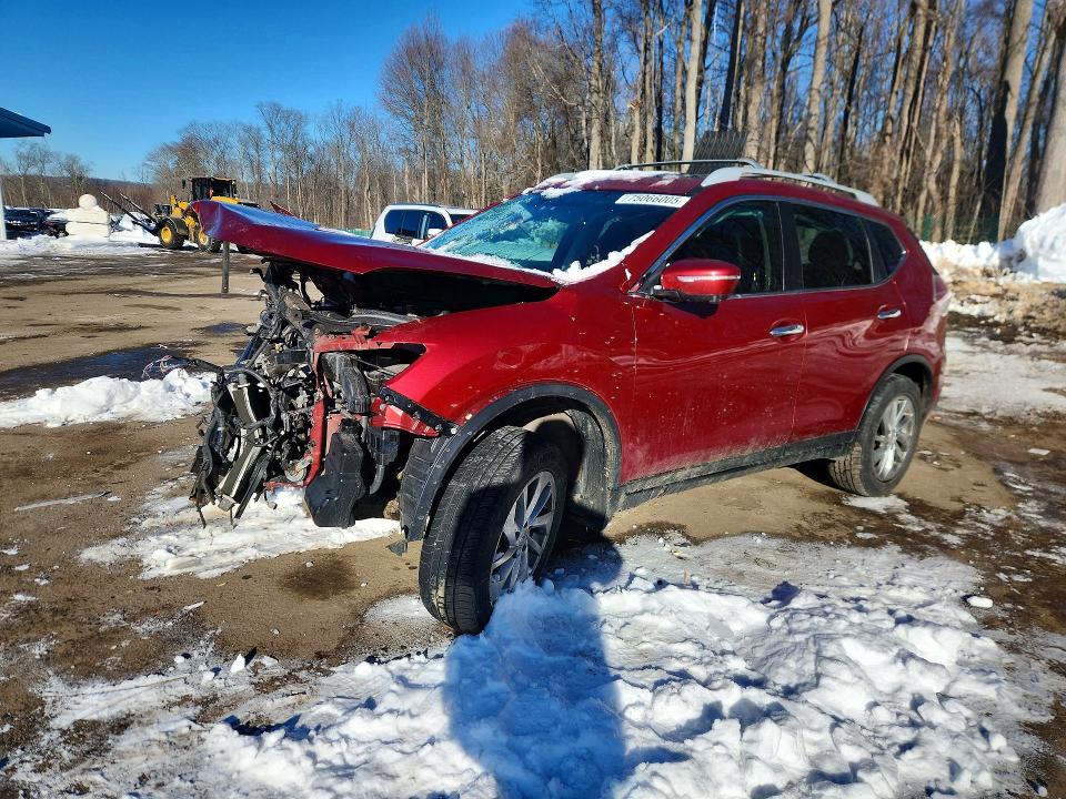 NISSAN ROGUE 2014 with VIN 5N1AT2MVXEC767417 - Photo from auction