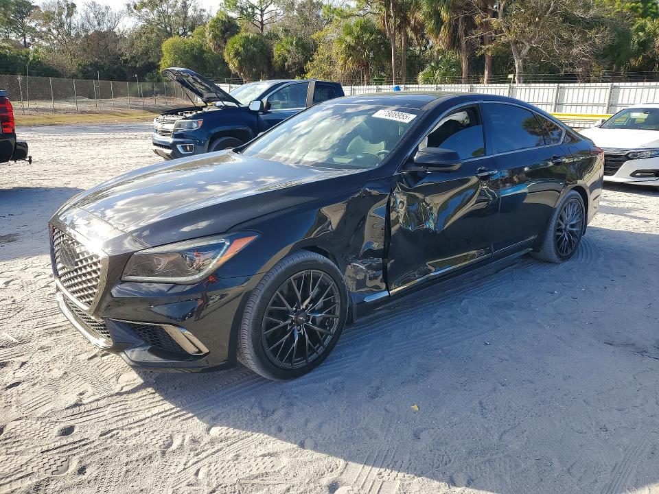 GENESIS G80 2019 with VIN KMHGN4JB1KU299478 - Photo from auction