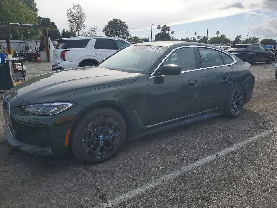 BMW I4 2023 with VIN WBY43AW08PFR27162 - Photo from auction