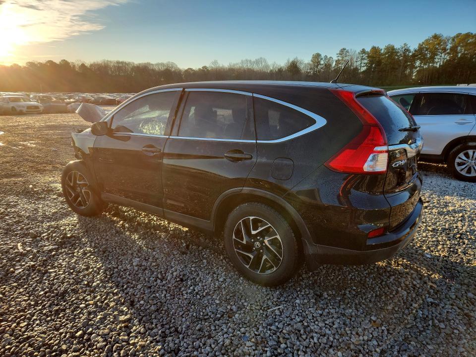 Photo 2 from auction – 2016 HONDA CR-V SE with VIN 5J6RM3H46GL021457