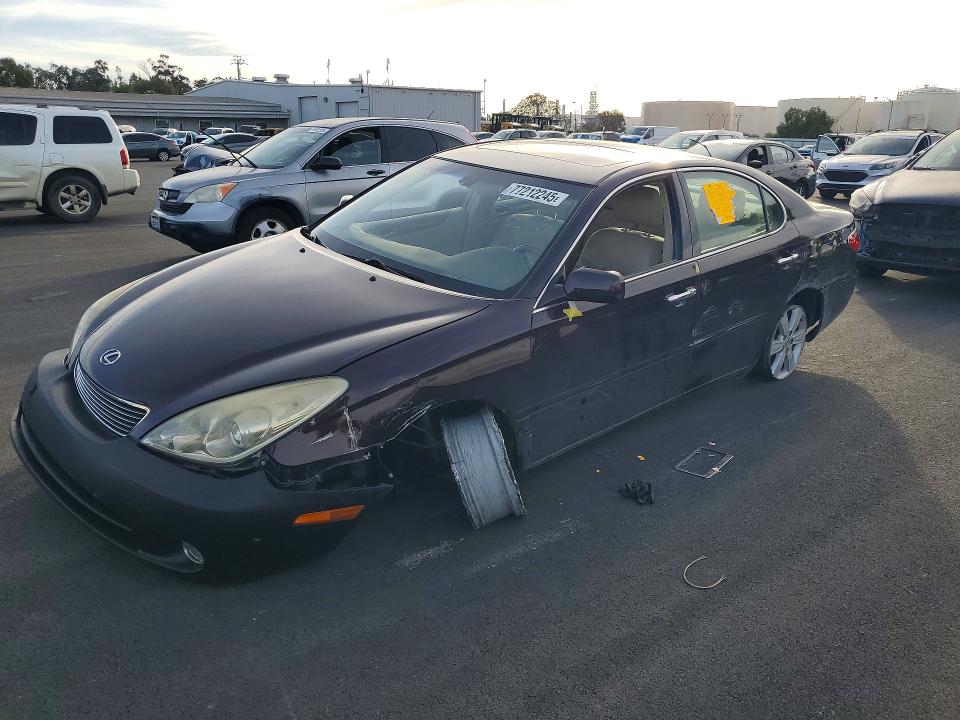 LEXUS ES 2005 with VIN JTHBA30G855103616 - Photo from auction