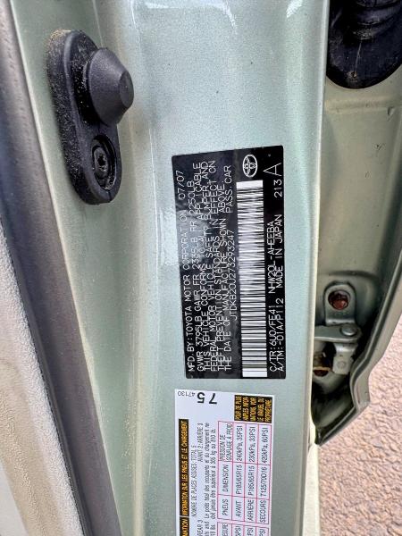 Photo 10 from auction – 2007 TOYOTA PRIUS with VIN JTDKB20U273293247