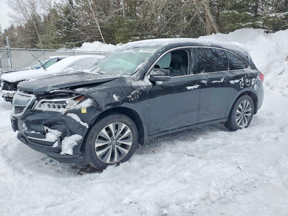 ACRU MDX 2016 with VIN 5FRYD4H69GB507576 - Photo from auction