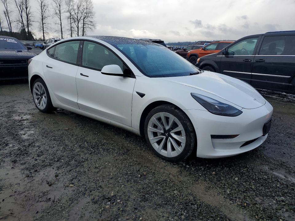 Photo 4 from auction – 2022 TESLA MODEL 3 with VIN 5YJ3E1EA7NF371980