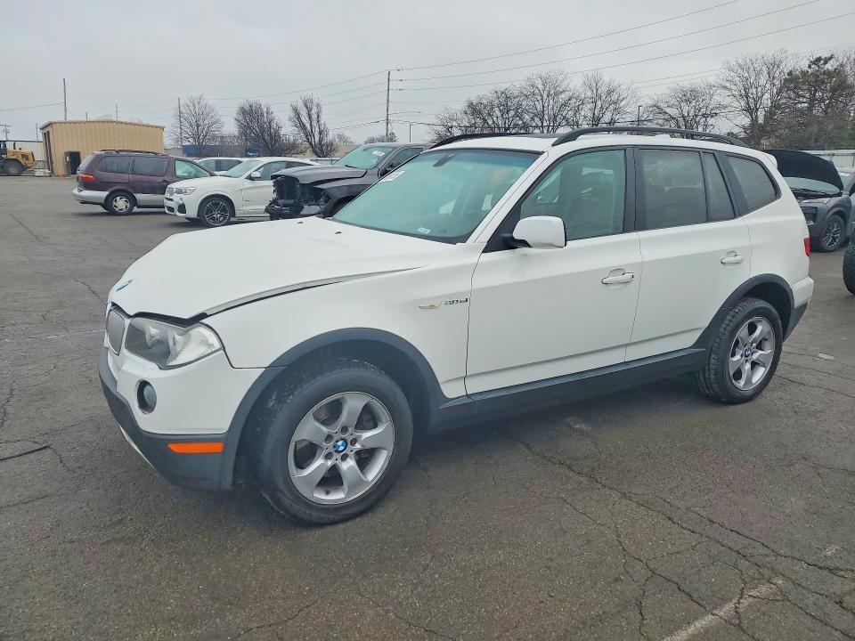 BMW X3 2008 with VIN WBXPC93438WJ21075 - Photo from auction