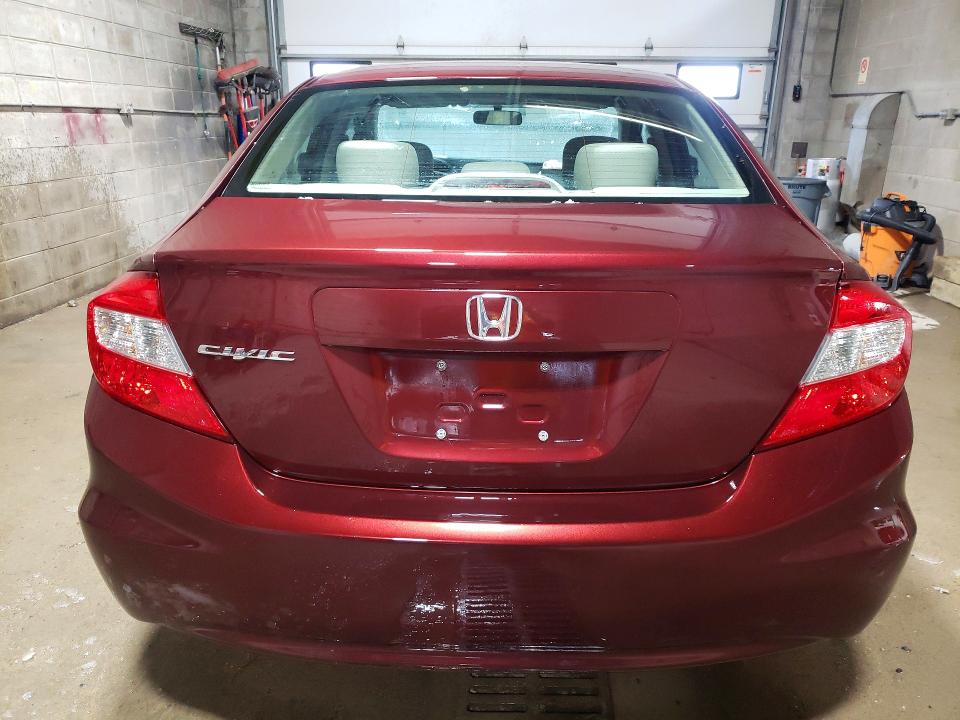 Photo 6 from auction – 2012 HONDA CIVIC with VIN 19XFB2F52CE344315