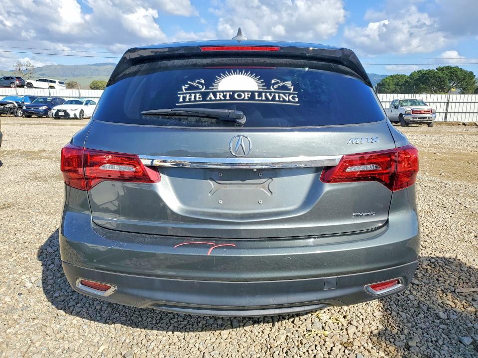 Photo 6 from auction – 2016 ACURA MDX TECHNO with VIN 5FRYD4H45GB005596