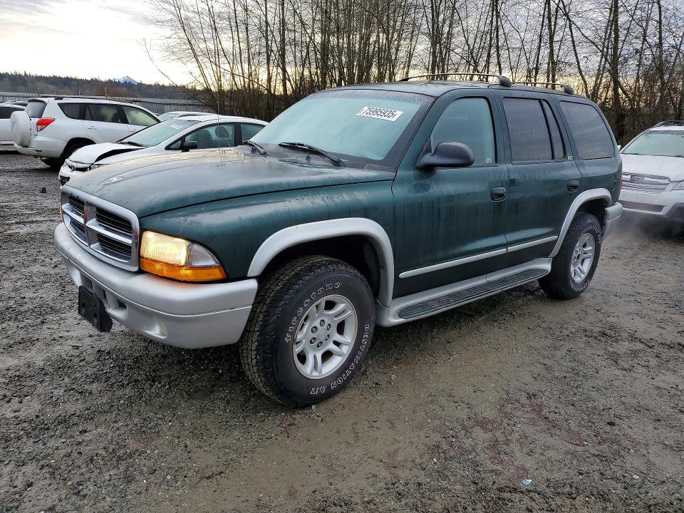 DODGE DURANGO 2002 with VIN 1B4HS58N72F102175 - Photo from auction
