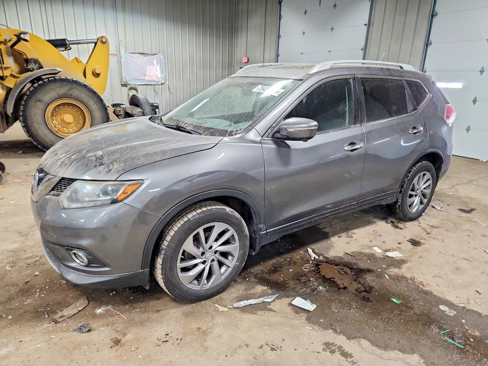NISSAN ROGUE S 2014 with VIN 5N1AT2MV9EC795256 - Photo from auction