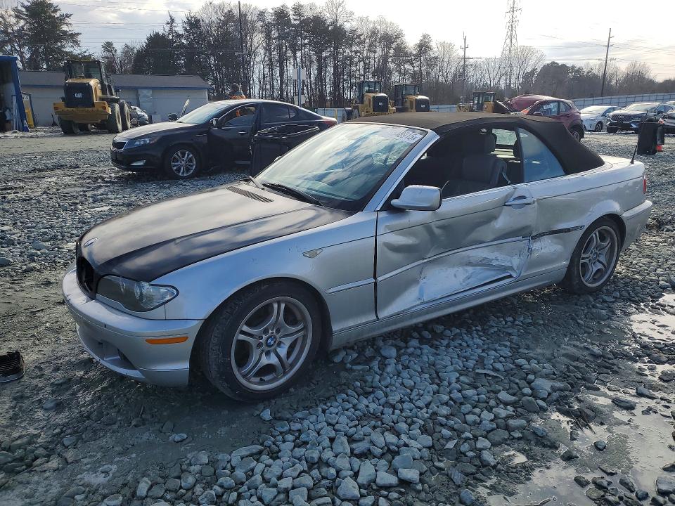BMW 330 CI 2005 with VIN WBABW53445PJ96796 - Photo from auction