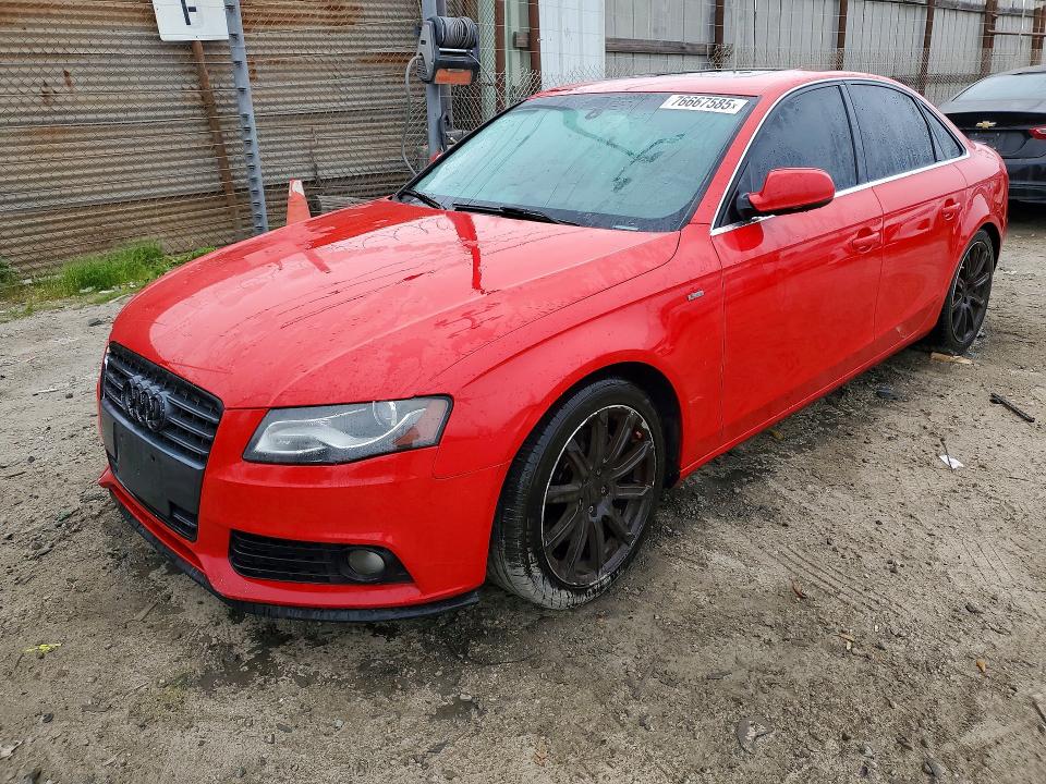 AUDI A4 2011 with VIN WAUEFAFL3BN000637 - Photo from auction