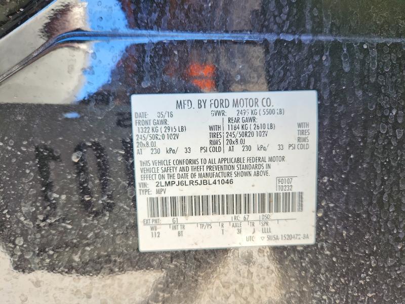 Photo 14 from auction – 2018 LINCOLN MKX RESERV with VIN 2LMPJ6LR5JBL41046