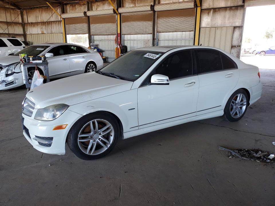 MERCEDES-BENZ C 2012 with VIN WDDGF4HB1CA619897 - Photo from auction