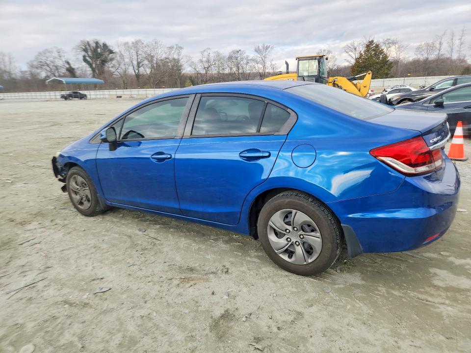 Photo 2 from auction – 2013 HONDA CIVIC LX with VIN 2HGFB2F59DH566521