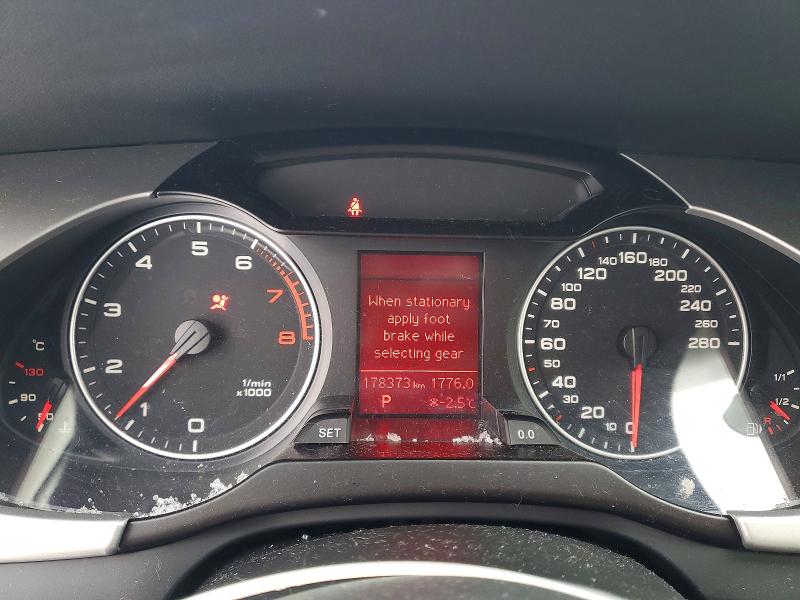 Photo 9 from auction – 2012 AUDI A4 PREMIUM with VIN WAUBFCFL1CA115700
