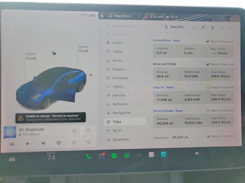 Photo 9 from auction – 2021 TESLA MODEL 3 with VIN 5YJ3E1EA1MF051245