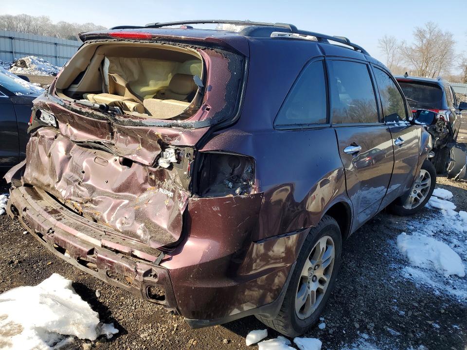 Photo 3 from auction – 2009 ACURA MDX TECHNO with VIN 2HNYD28669H519360
