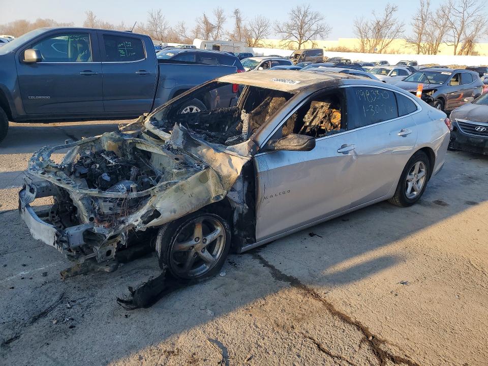 CHEVROLET MALIBU 2018 with VIN 1G1ZB5ST9JF233114 - Photo from auction