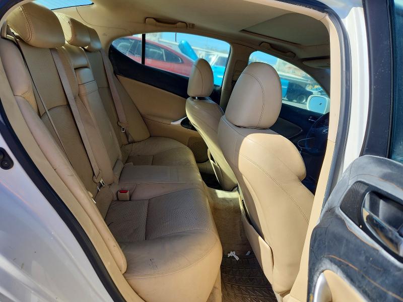 Photo 10 from auction – 2007 LEXUS IS with VIN JTHBK262072040759