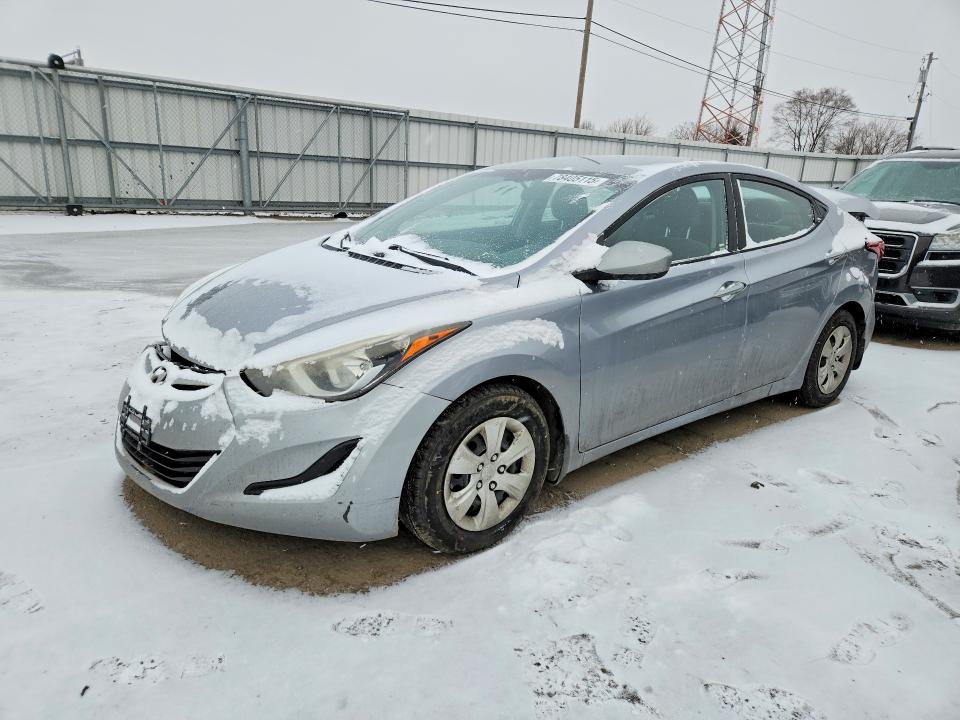 HYUNDAI ELANTRA 2016 with VIN 5NPDH4AE0GH697274 - Photo from auction
