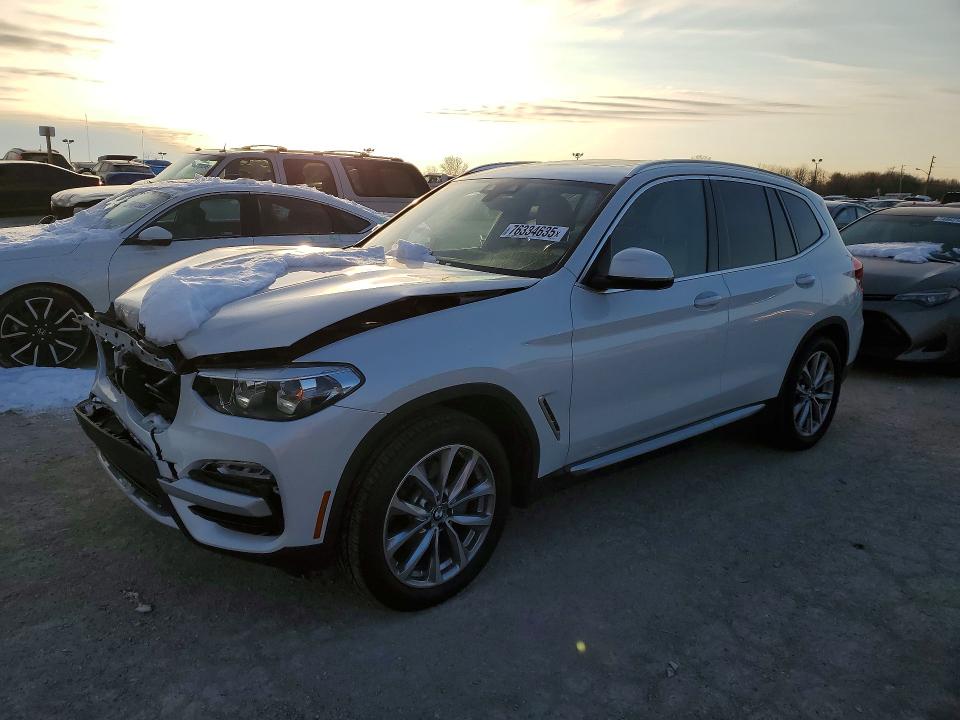 BMW X3 XDRIVE3 2019 with VIN 5UXTR9C55KLP96744 - Photo from auction