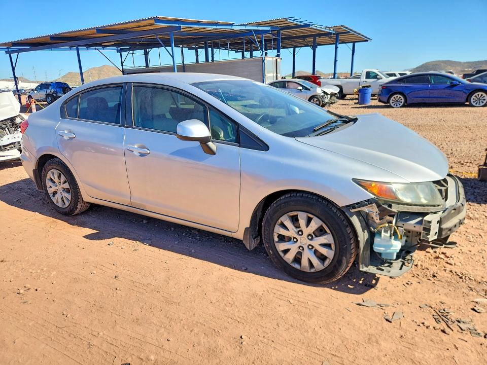 Photo 4 from auction – 2012 HONDA CIVIC LX with VIN 19XFB2F56CE328957