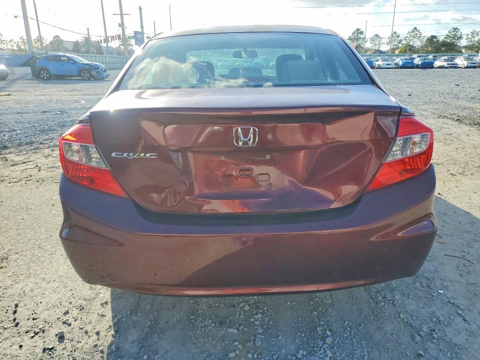 Photo 6 from auction – 2012 HONDA CIVIC LX with VIN 2HGFB2F51CH531115