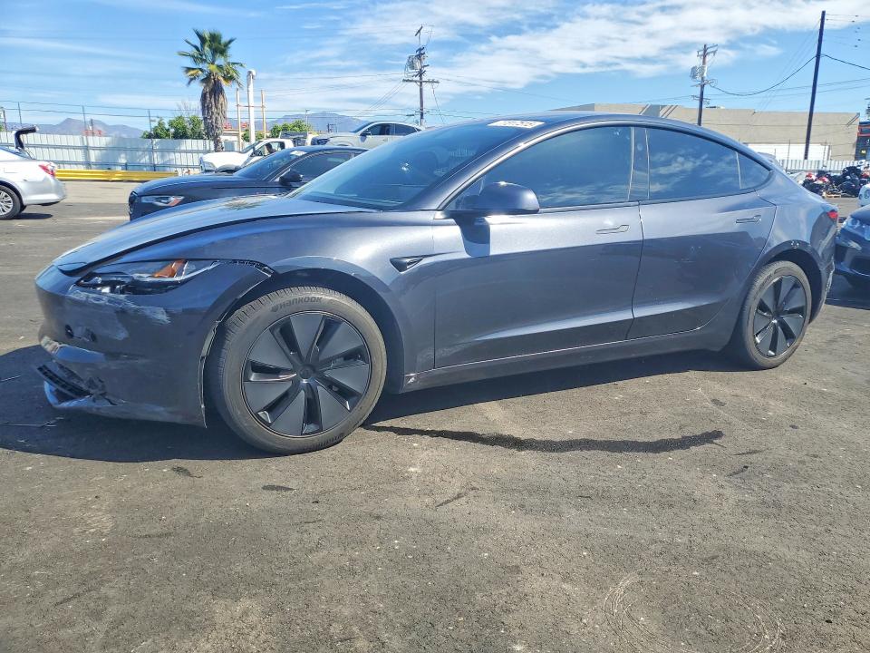 TESLA MODEL 3 2025 with VIN 5YJ3E1EA4SF022898 - Photo from auction