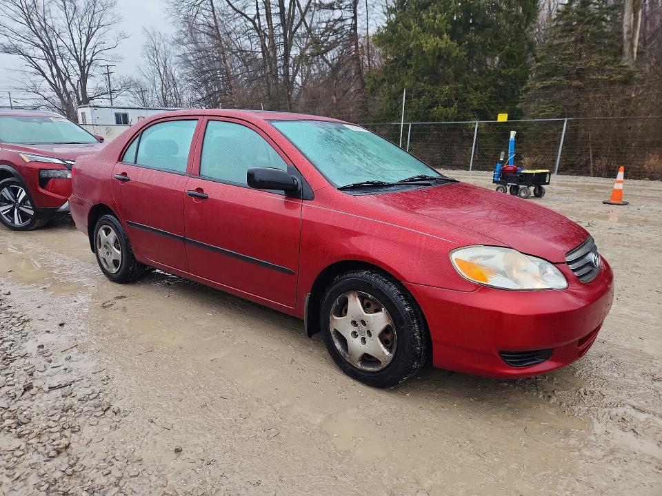 Photo 4 from auction – 2003 TOYOTA COROLLA CE with VIN 2T1BR32E23C724131