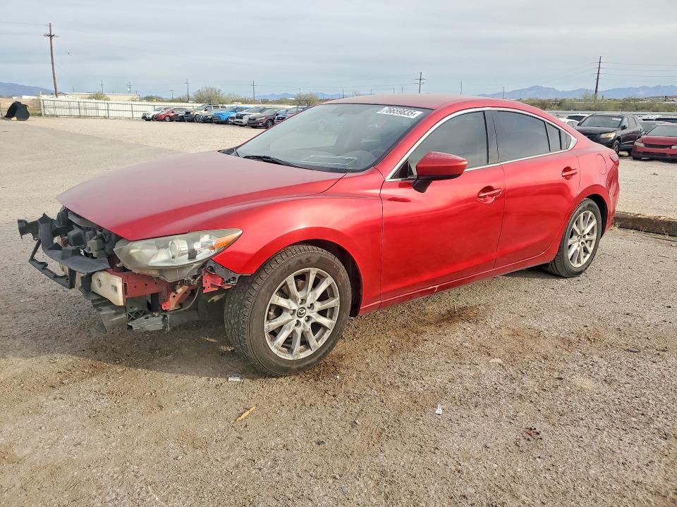 MAZDA 6 2015 with VIN JM1GJ1U55F1186046 - Photo from auction