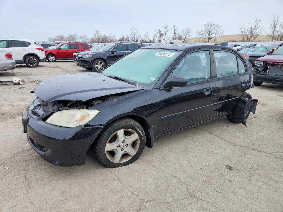 HONDA CIVIC 2004 with VIN 2HGES26874H515105 - Photo from auction