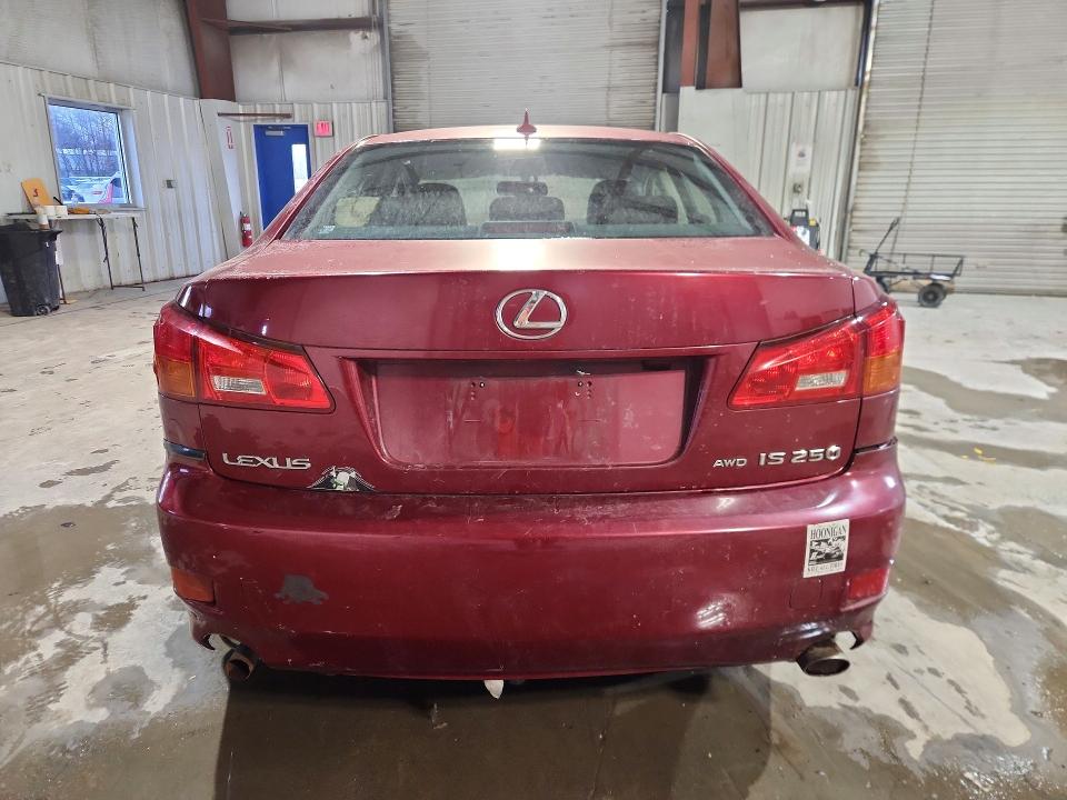 Photo 6 from auction – 2007 LEXUS IS with VIN JTHCK262972009014