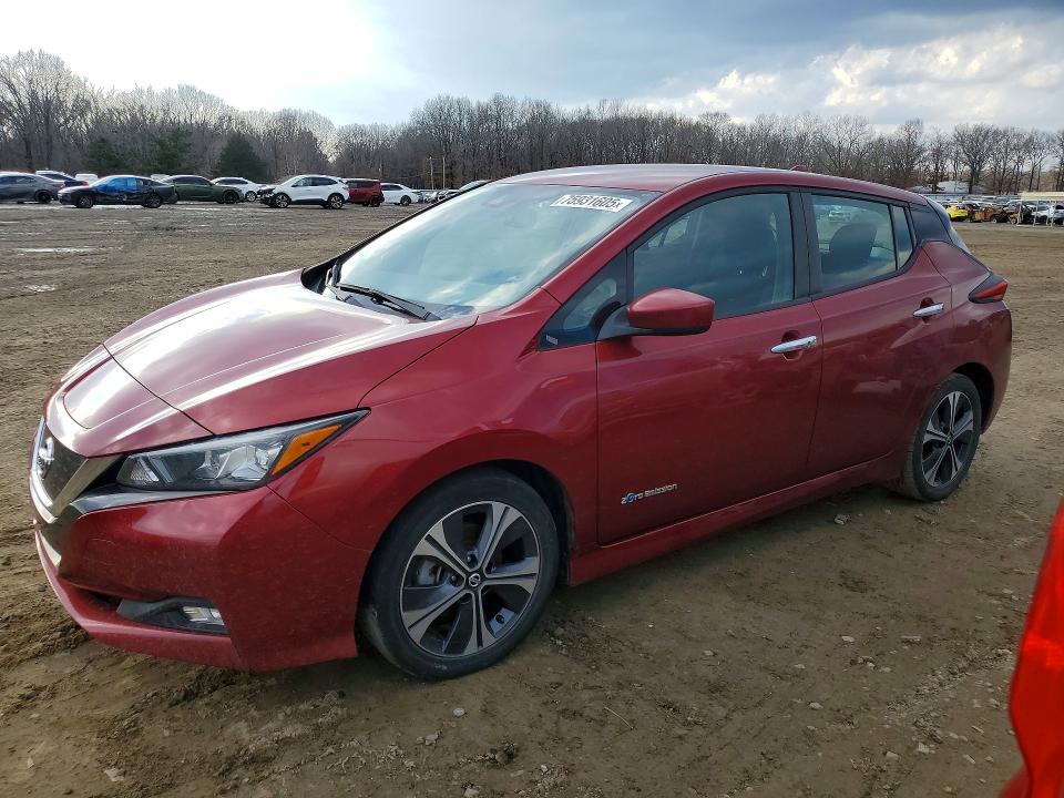 NISSAN LEAF S 2018 with VIN 1N4AZ1CP9JC301266 - Photo from auction