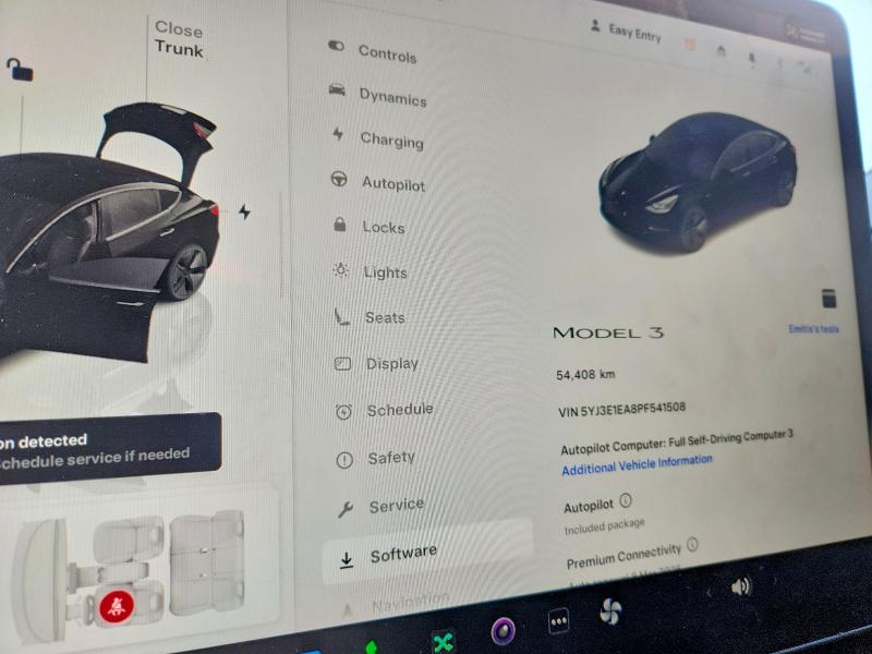 Photo 9 from auction – 2023 TESLA MODEL 3 with VIN 5YJ3E1EA8PF541508