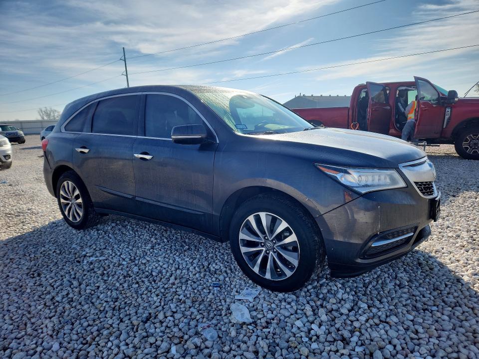 Photo 4 from auction – 2015 ACURA MDX TECHNO with VIN 5FRYD3H45FB011620
